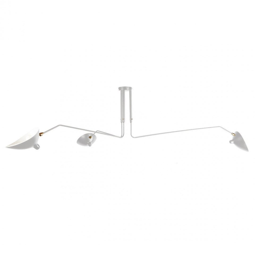 Modern Serge Mouille-Inspired Ceiling Lamp