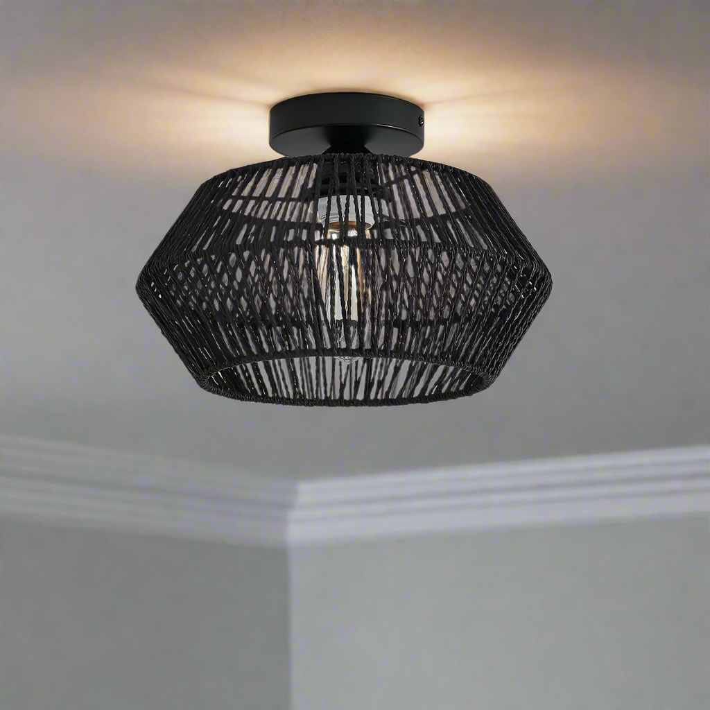 Textured Bohemian Ceiling Lamp