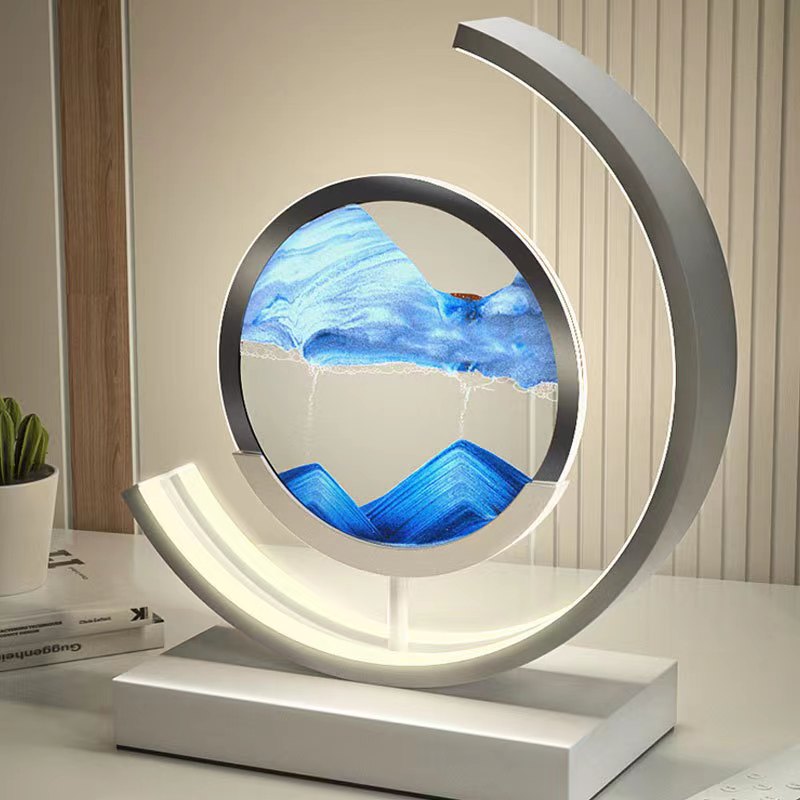 Kinetic Sand Table Lamp – Soothing Decor with Moving Landscapes