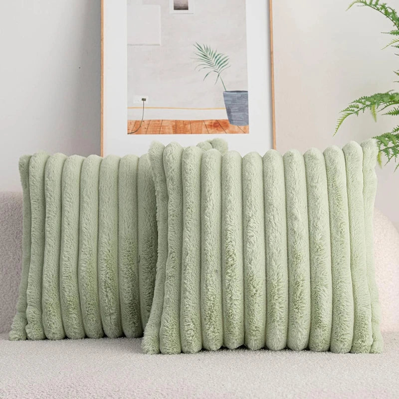 Fluffy Throw Pillow Cover