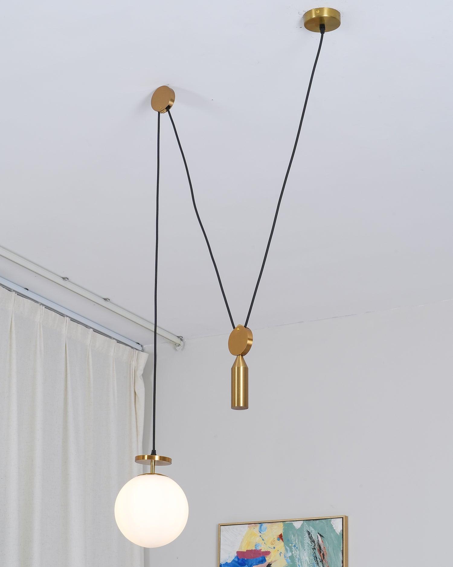 Geometric Art Chandelier – Contemporary Modern Pendant Light
