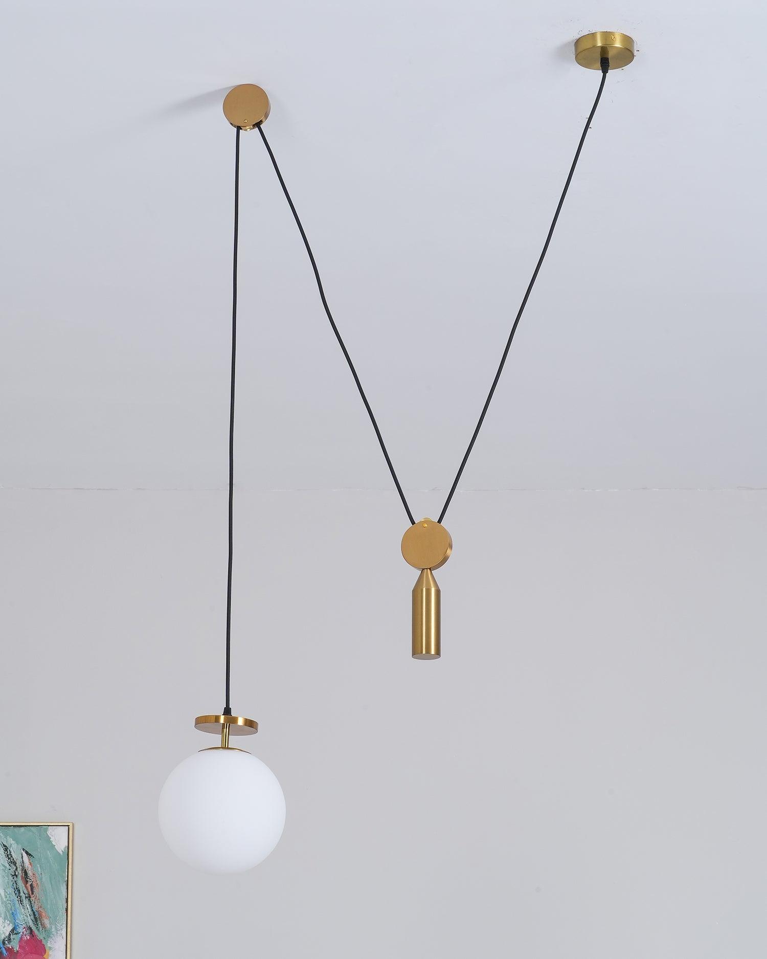 Geometric Art Chandelier – Contemporary Modern Pendant Light