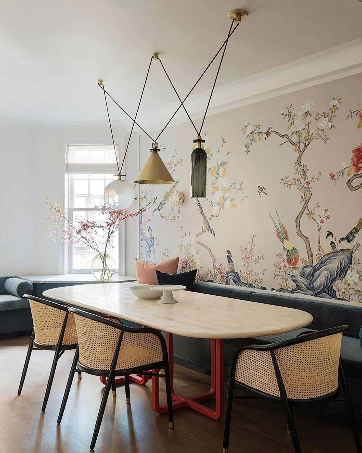 Multi-Shape Hanging Pendant Lamp – Adjustable Hanging Light