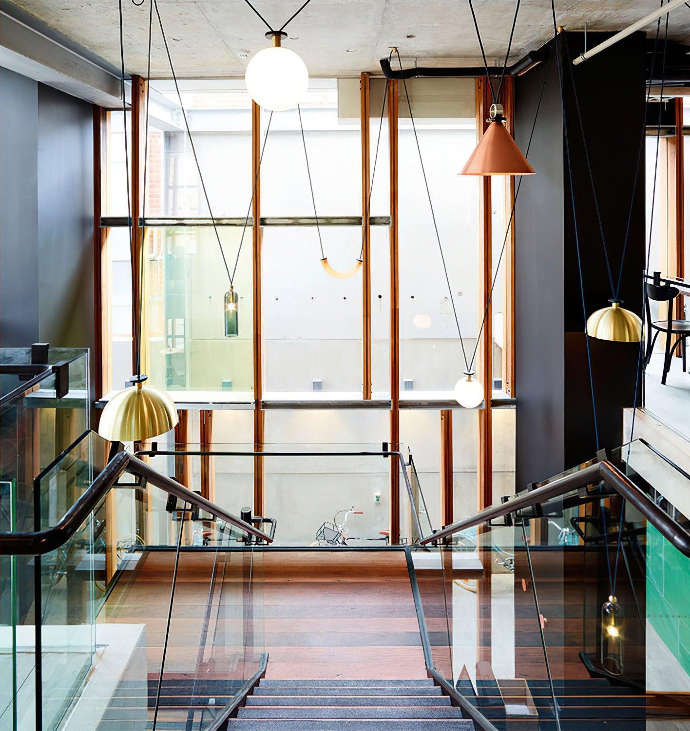 Geometric Art Chandelier – Contemporary Modern Pendant Light