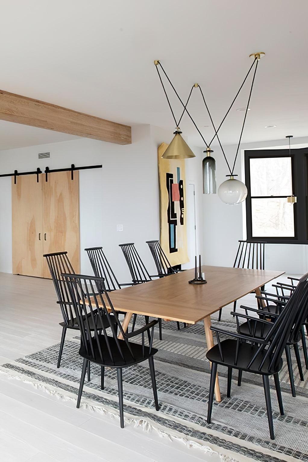 Geometric Art Chandelier – Contemporary Modern Pendant Light