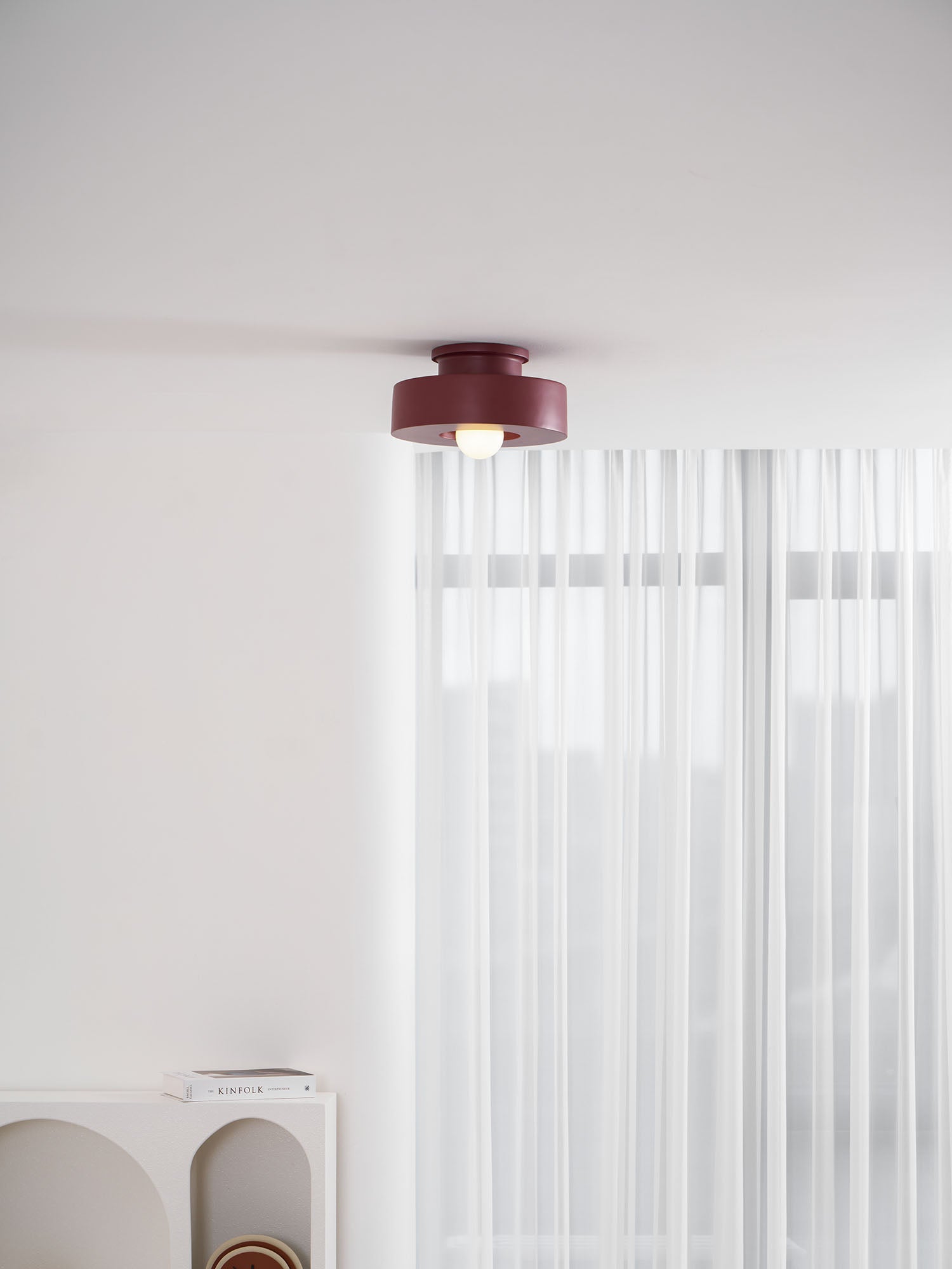 Modern Resin Ceiling Light - Stacked Cylindrical Design Lamp Fixture