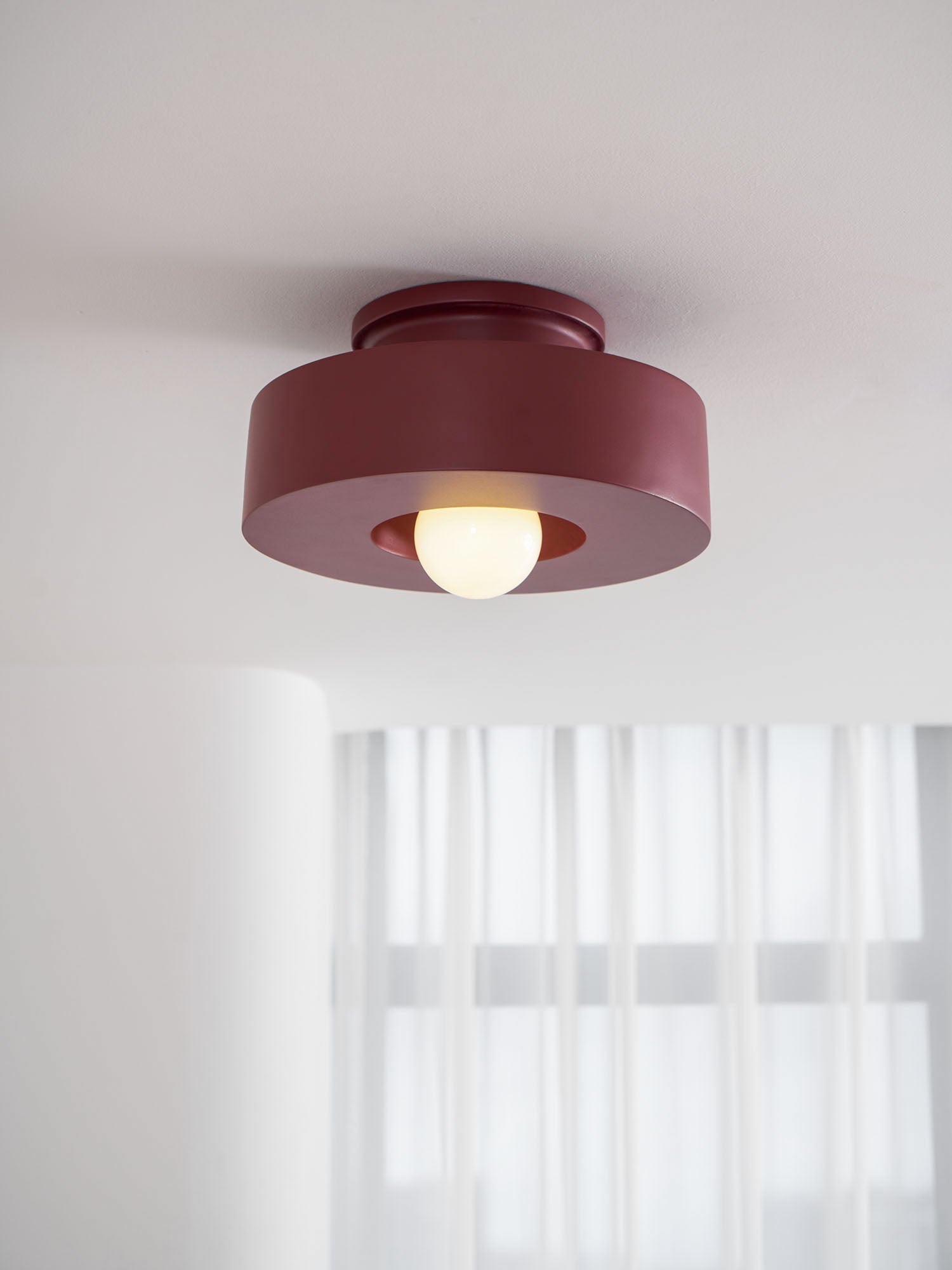 Modern Resin Ceiling Light - Stacked Cylindrical Design Lamp Fixture
