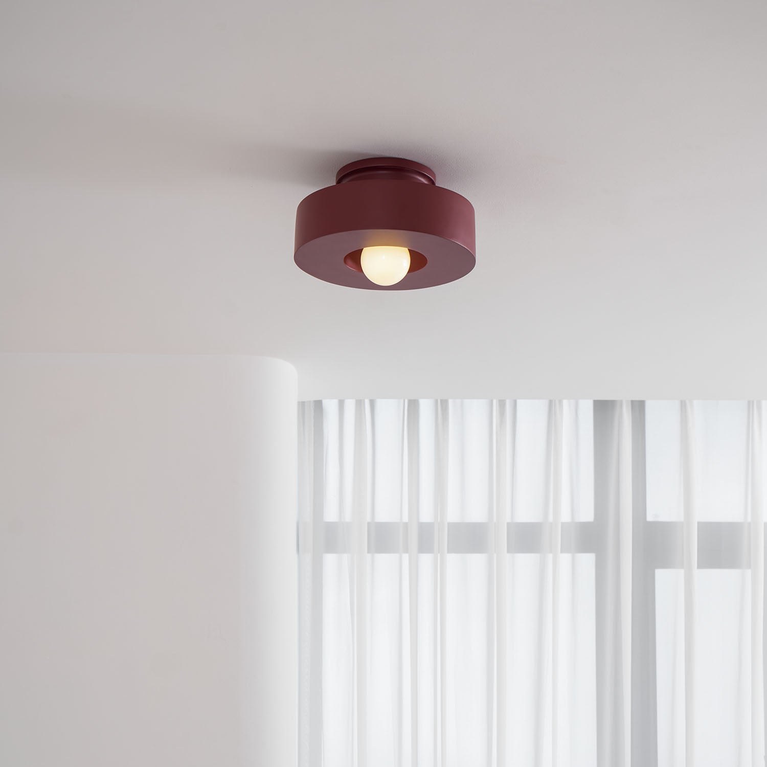 Modern Resin Ceiling Light - Stacked Cylindrical Design Lamp Fixture