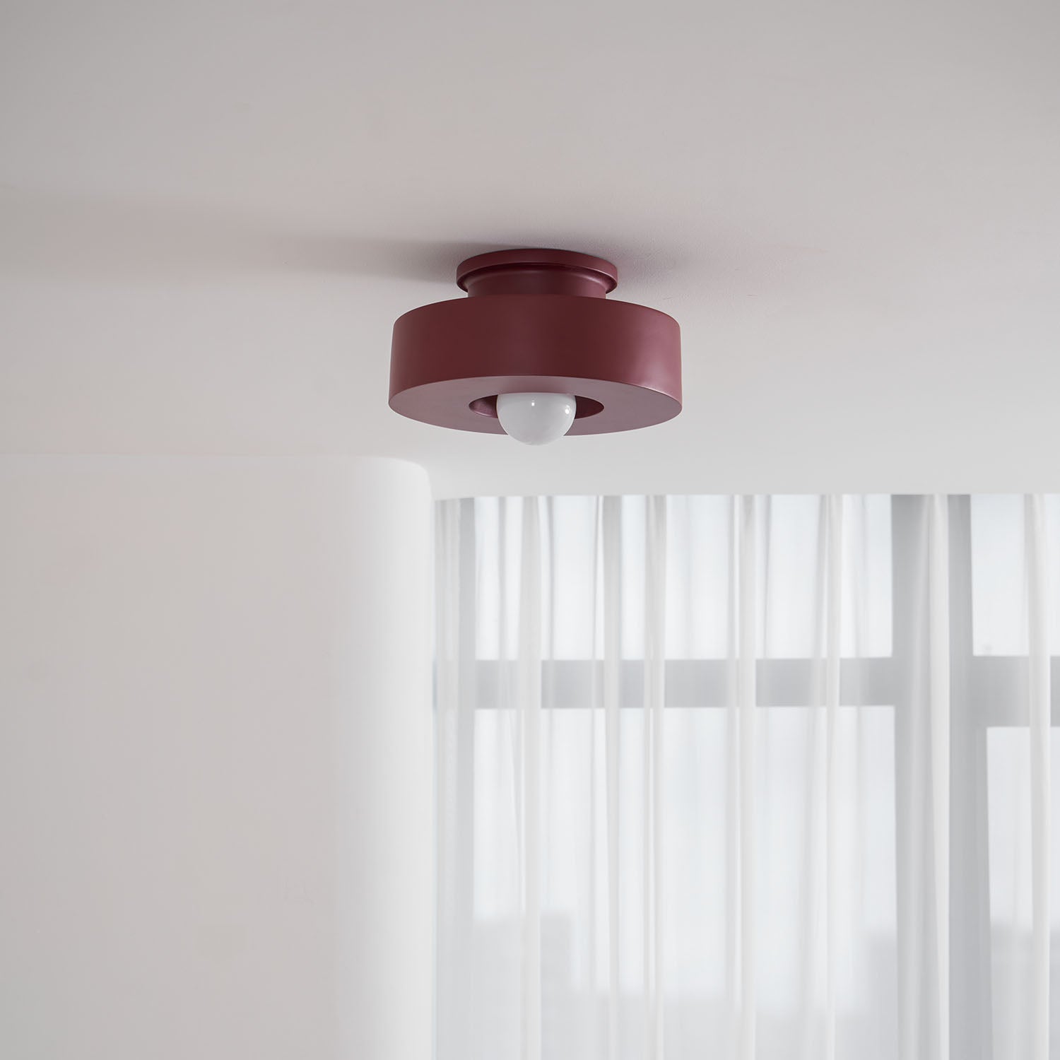Modern Resin Ceiling Light - Stacked Cylindrical Design Lamp Fixture