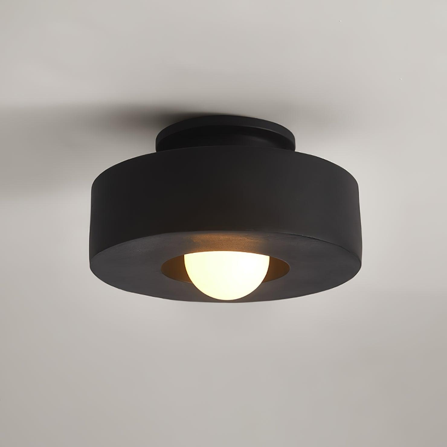 Modern Resin Ceiling Light - Stacked Cylindrical Design Lamp Fixture