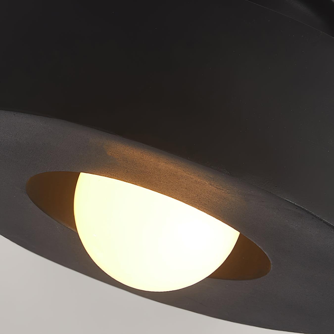Modern Resin Ceiling Light - Stacked Cylindrical Design Lamp Fixture