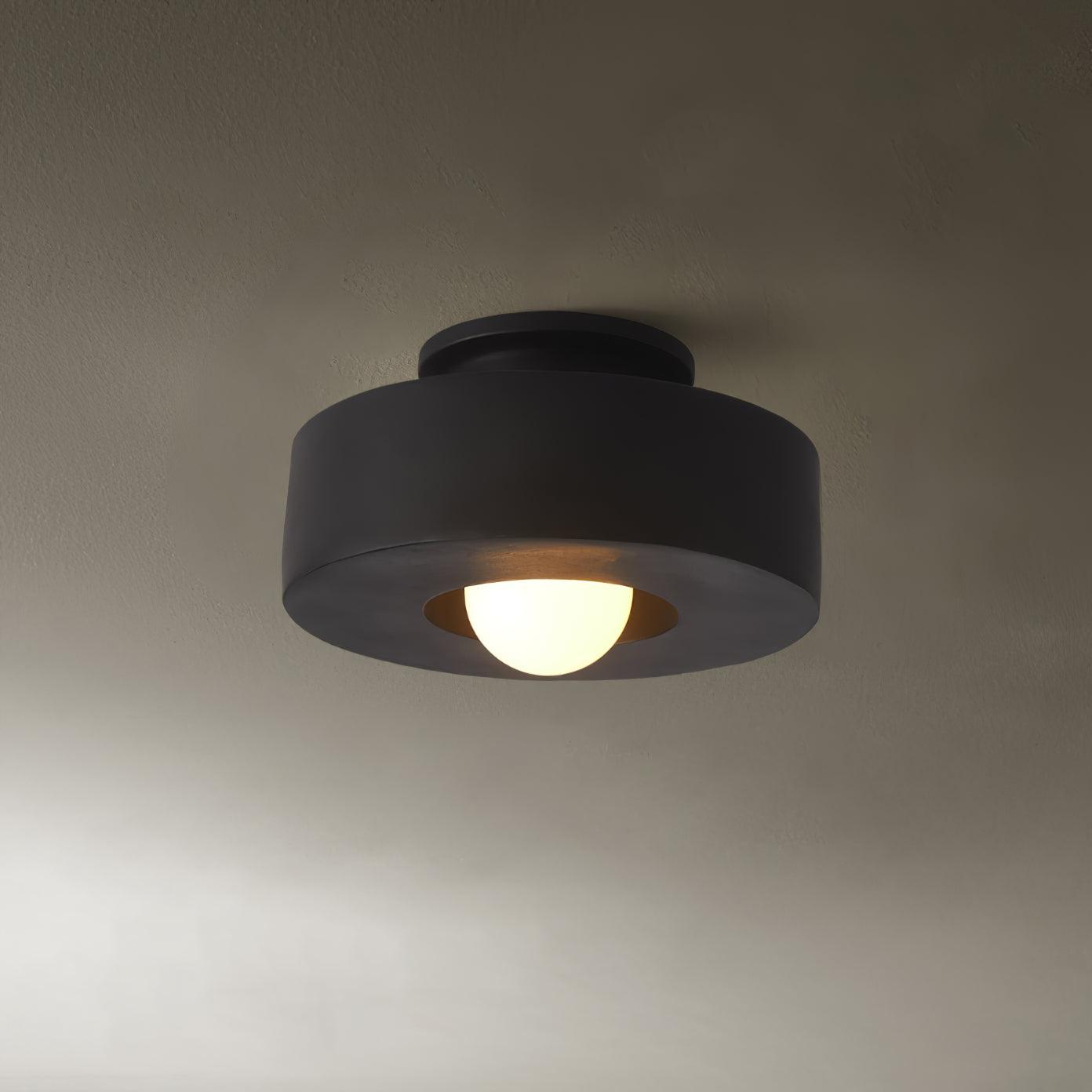 Modern Resin Ceiling Light - Stacked Cylindrical Design Lamp Fixture