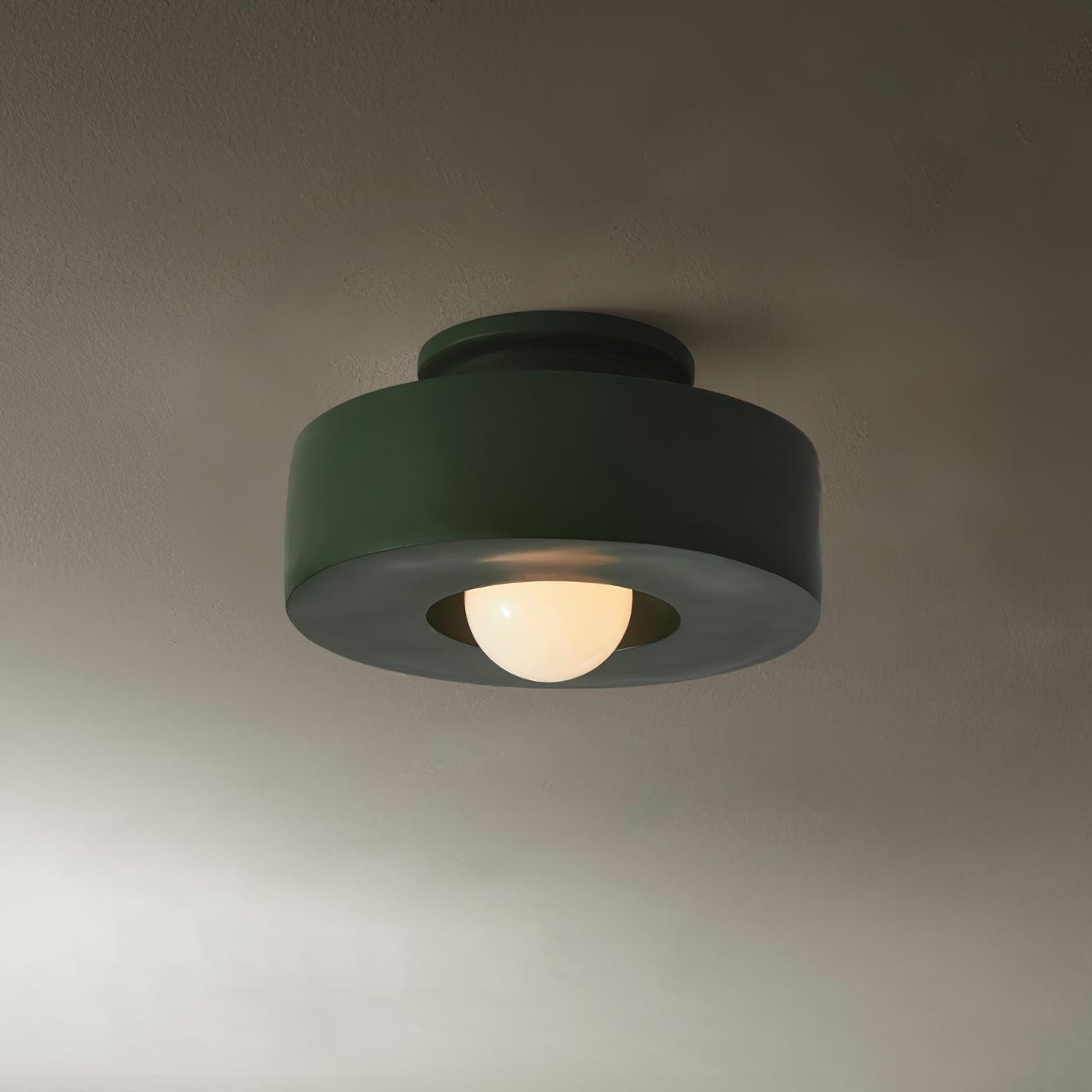 Modern Resin Ceiling Light - Stacked Cylindrical Design Lamp Fixture