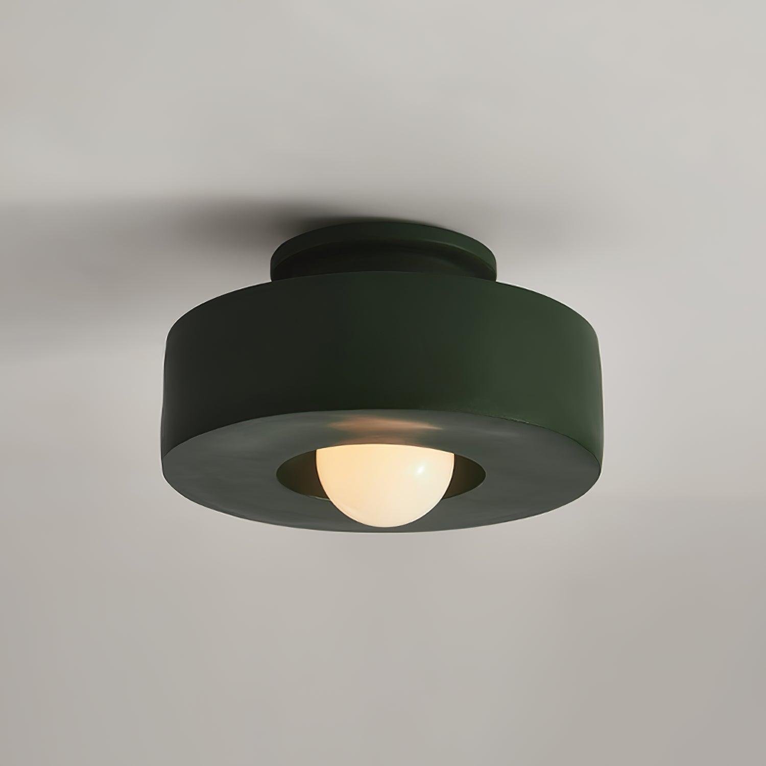 Modern Resin Ceiling Light - Stacked Cylindrical Design Lamp Fixture