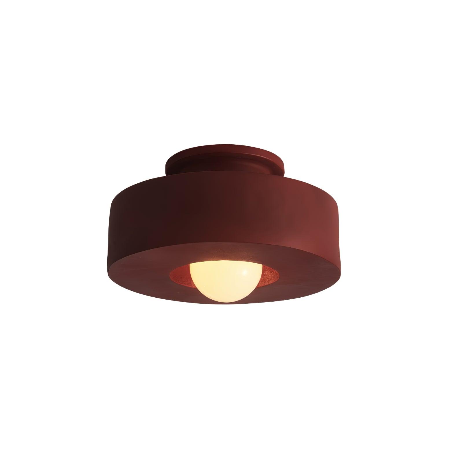 Modern Resin Ceiling Light - Stacked Cylindrical Design Lamp Fixture