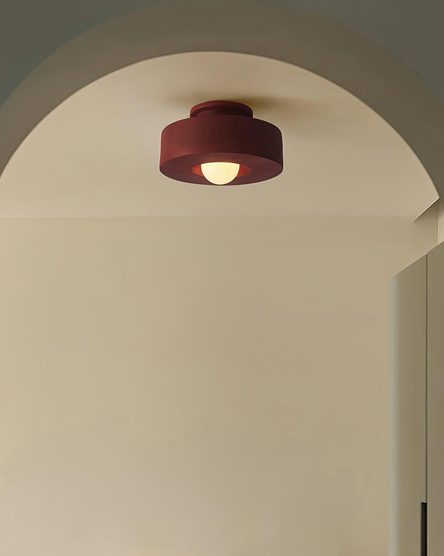 Modern Resin Ceiling Light - Stacked Cylindrical Design Lamp Fixture