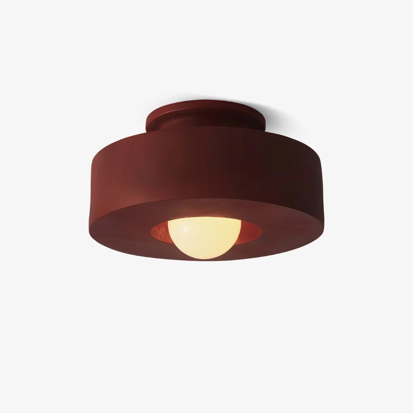 Modern Resin Ceiling Light - Stacked Cylindrical Design Lamp Fixture