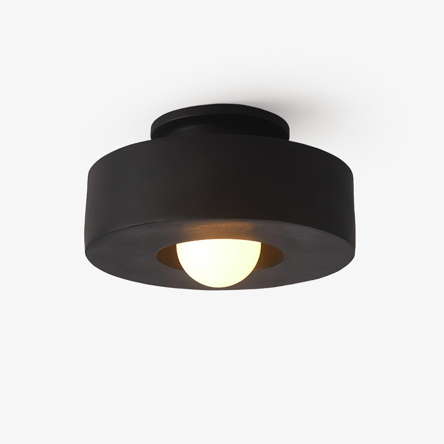 Modern Resin Ceiling Light - Stacked Cylindrical Design Lamp Fixture