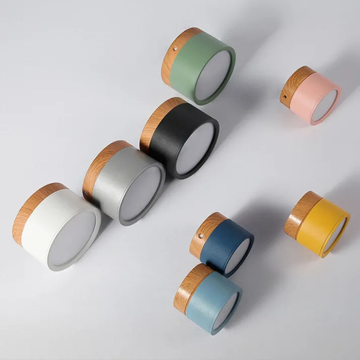 Minimalist Scandinavian Cylinder LED Ceiling Fixture
