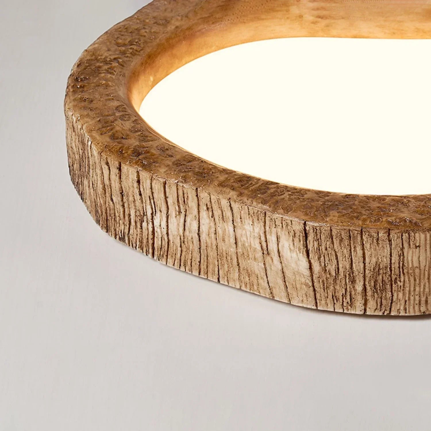 LED Ceiling Fixture with Wood Finish – Timeless Rustic Charm