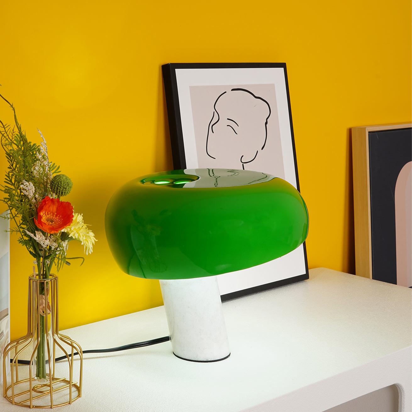 Modern Marble Table Lamp – Dimmable Lighting
