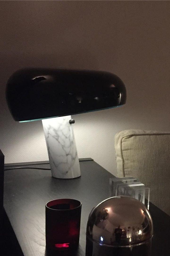 Modern Marble Table Lamp – Dimmable Lighting