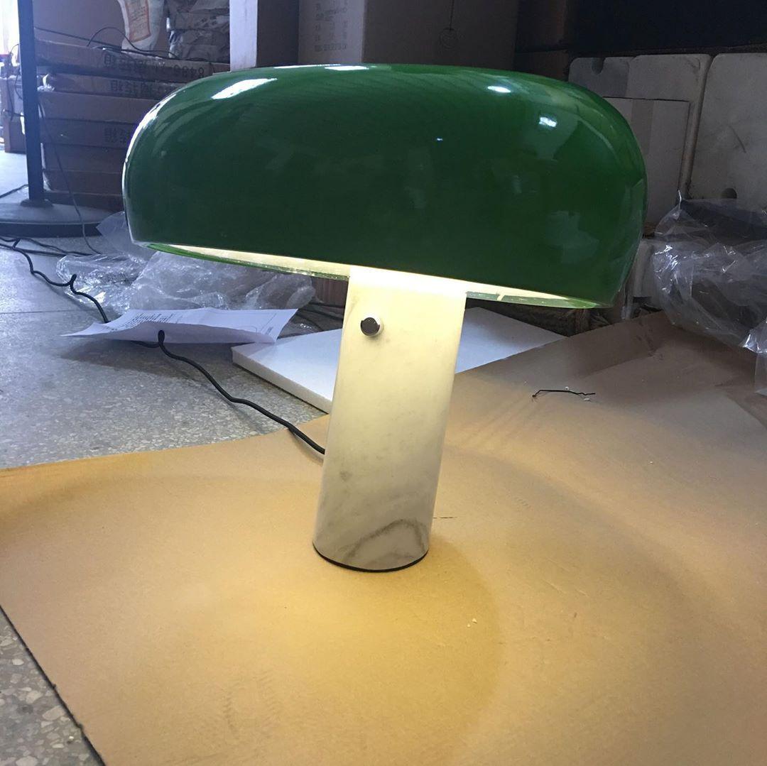 Modern Marble Table Lamp – Dimmable Lighting