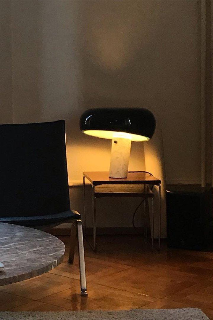 Modern Marble Table Lamp – Dimmable Lighting