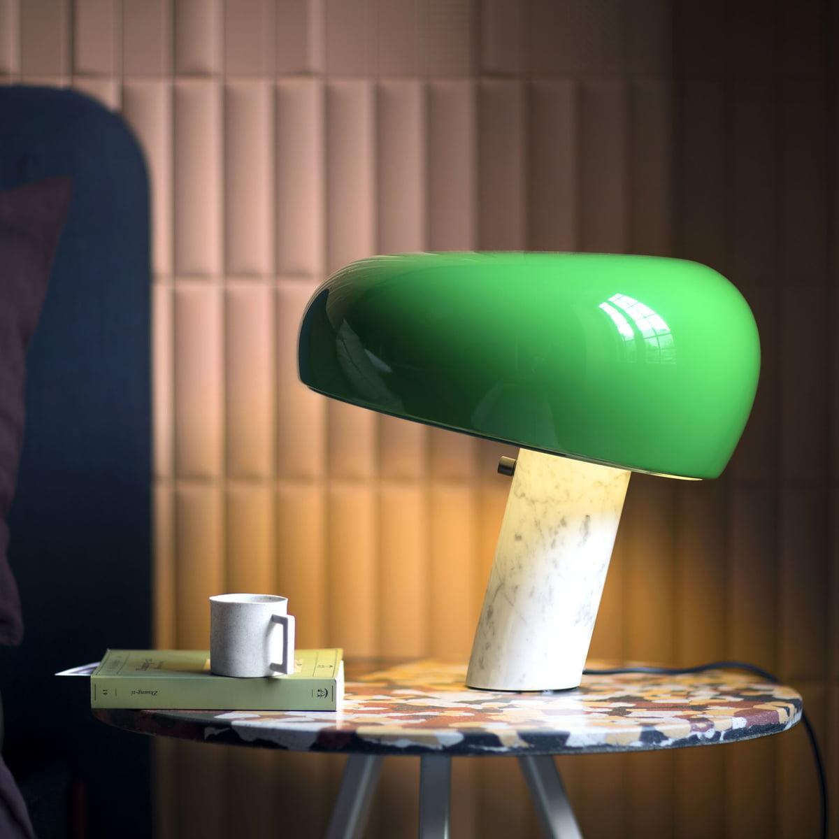 Modern Marble Table Lamp – Dimmable Lighting