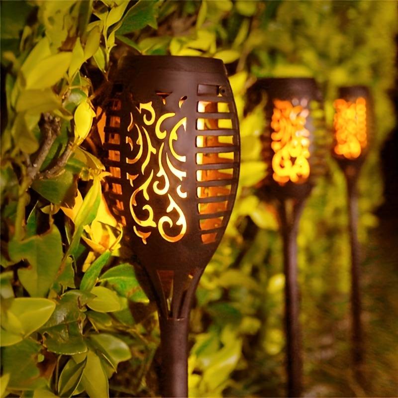 Waterproof Solar Outdoor Flame Torch