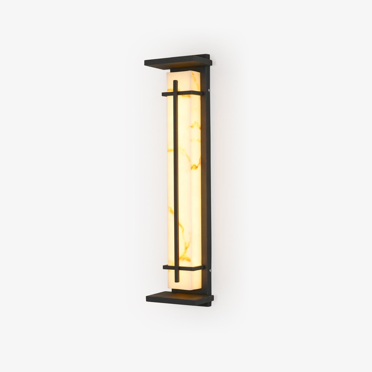 Geometric Outdoor Wall Lamp – Stainless Steel Frame