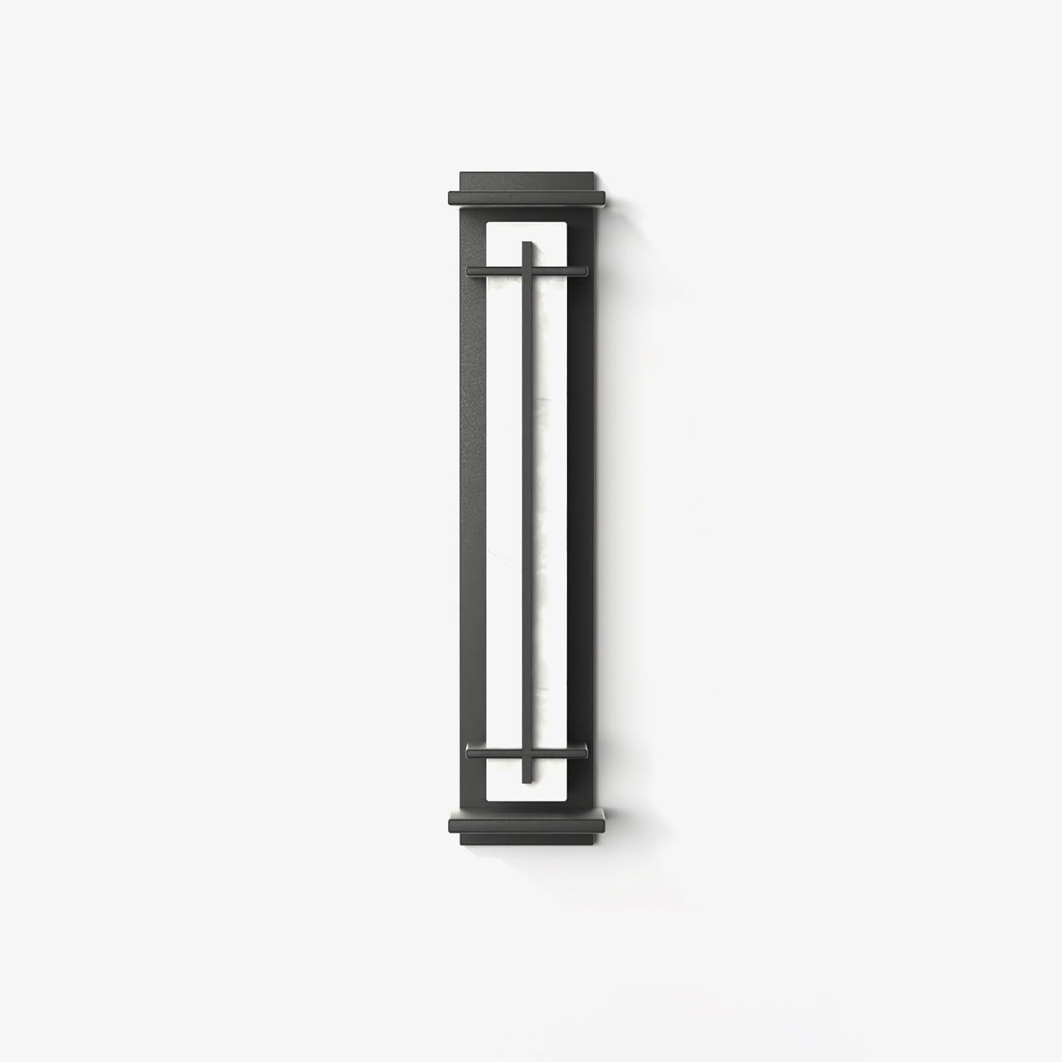 Outdoor Wall Light with Rectangular Frame | Exterior Wall Light