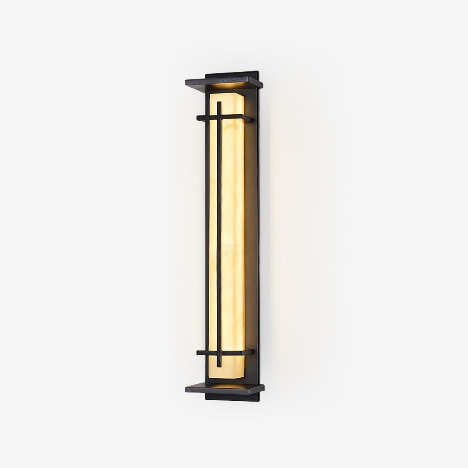 Outdoor Wall Light with Rectangular Frame | Exterior Wall Light