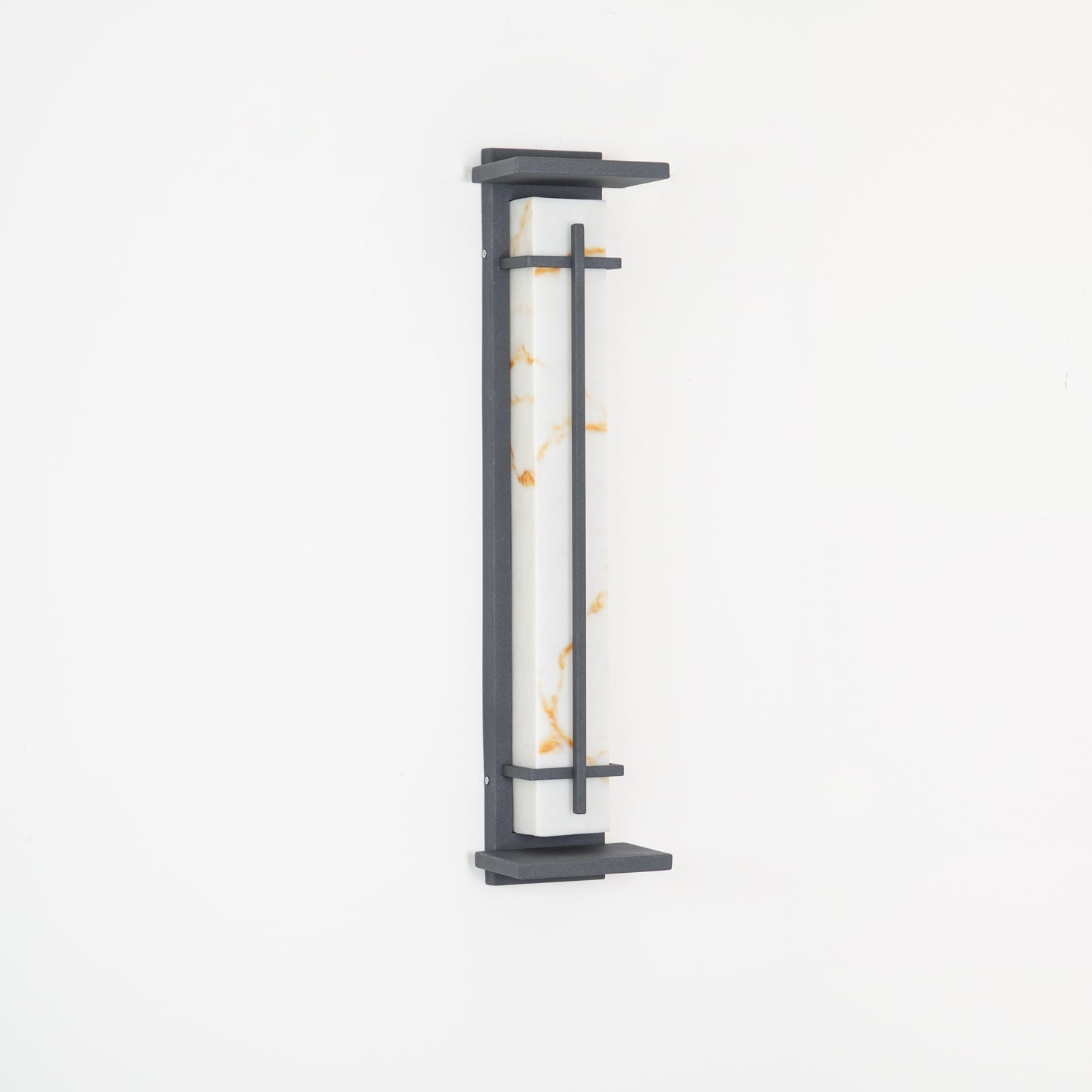 Geometric Outdoor Wall Lamp – Stainless Steel Frame