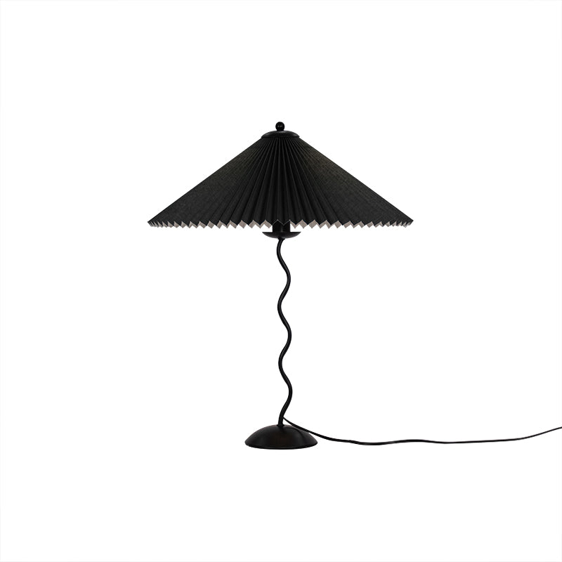 Pleated Umbrella Fabric Shade Lamp