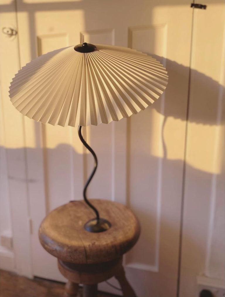 Pleated Umbrella Fabric Shade Lamp