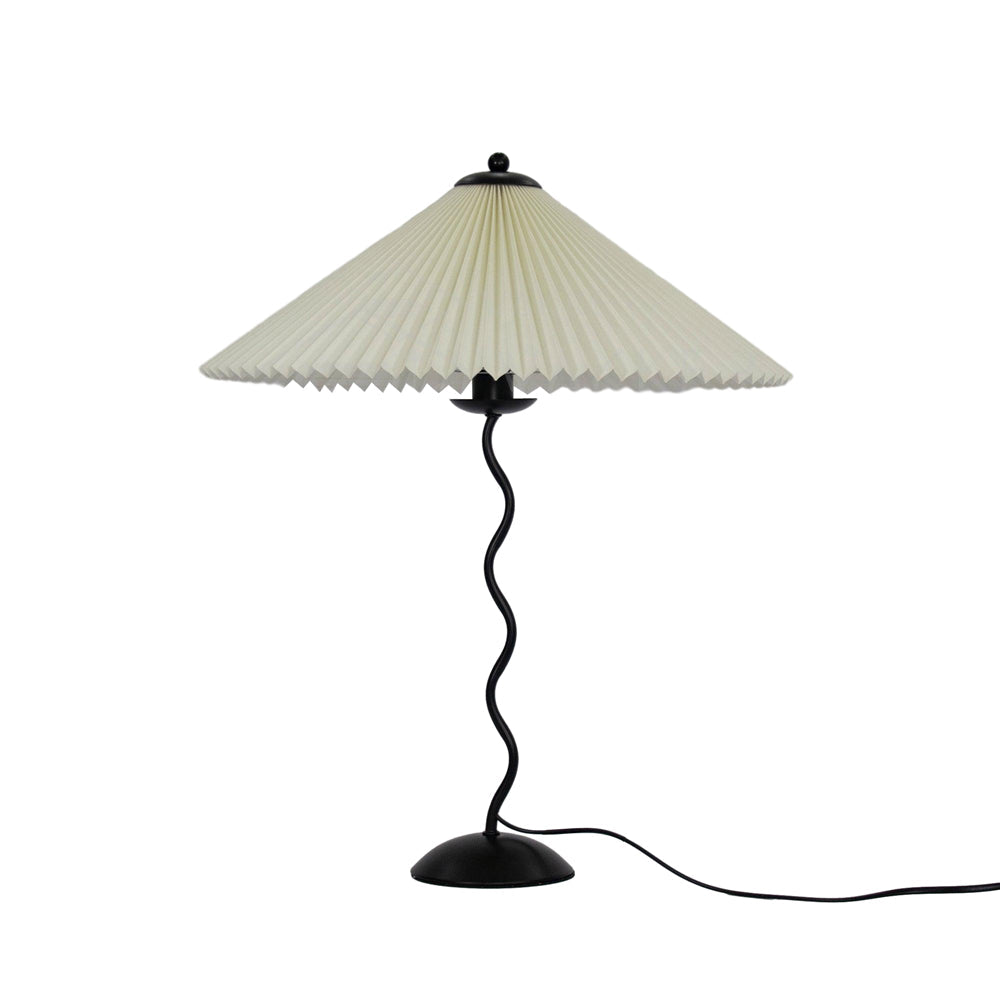 Pleated Umbrella Fabric Shade Lamp