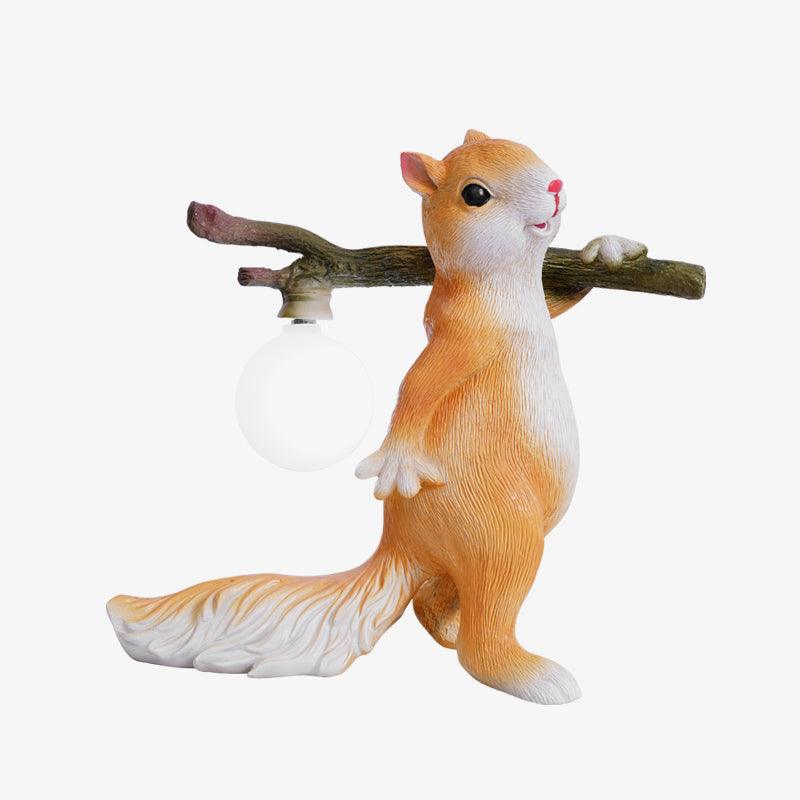 Decorative Squirrel Table Lamp
