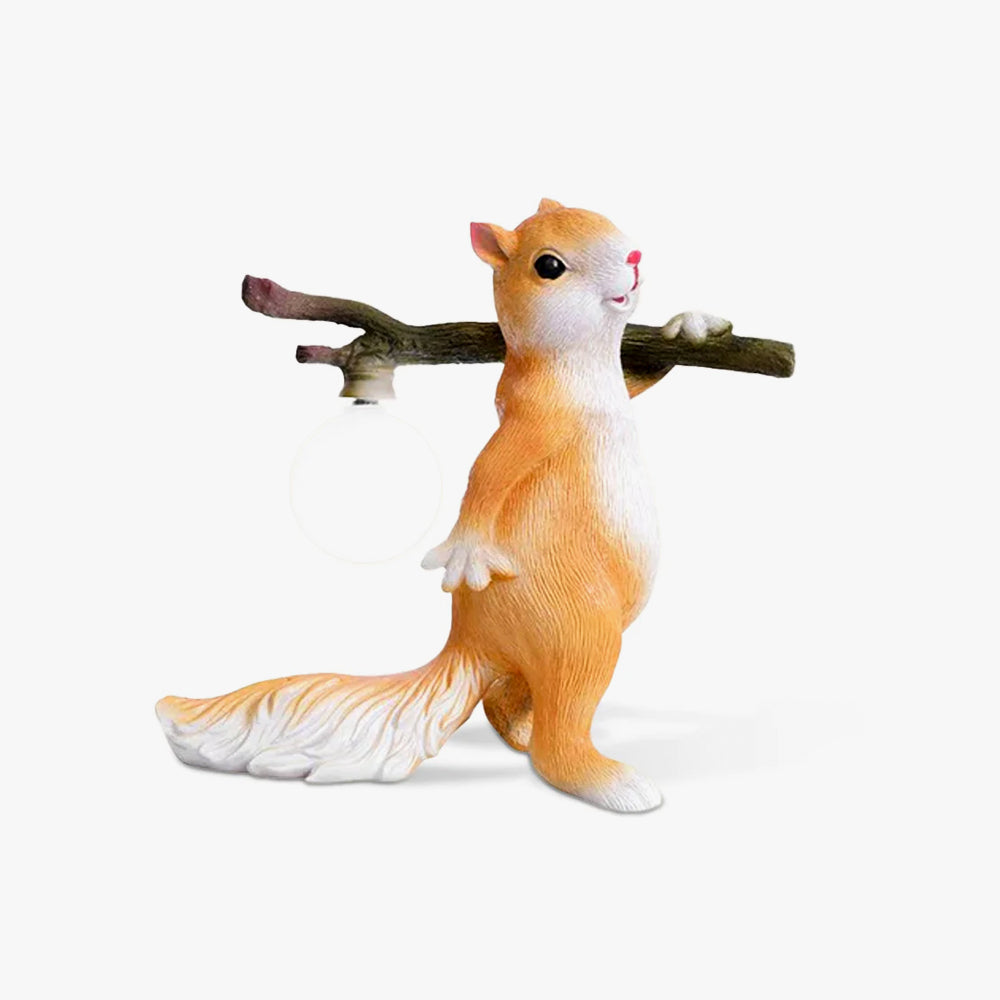 Decorative Squirrel Table Lamp