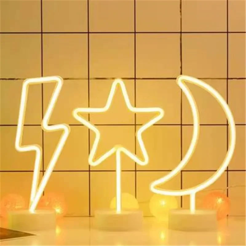 Decorative Christmas LED Light | Glowing Neon Lighting