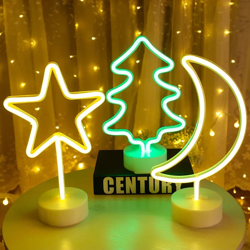 Decorative Christmas LED Light | Glowing Neon Lighting