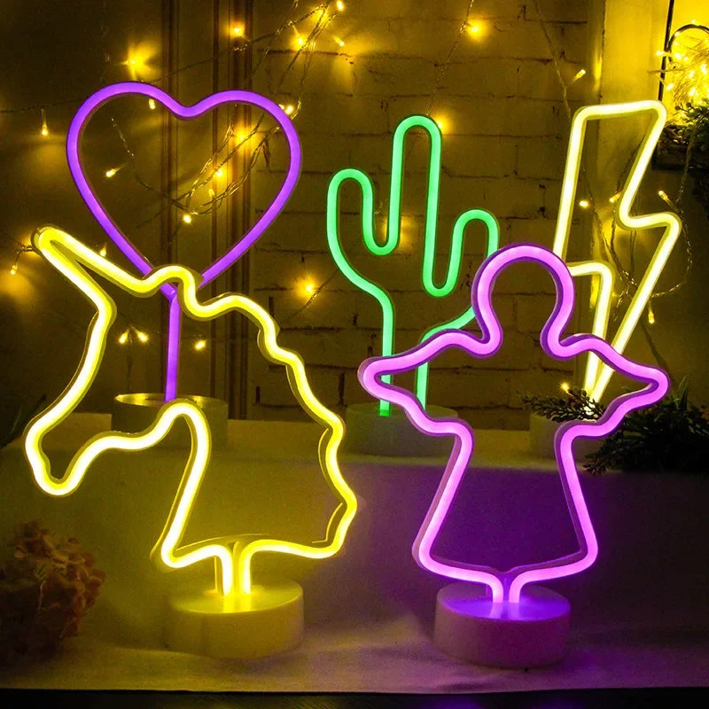 Decorative Christmas LED Light | Glowing Neon Lighting