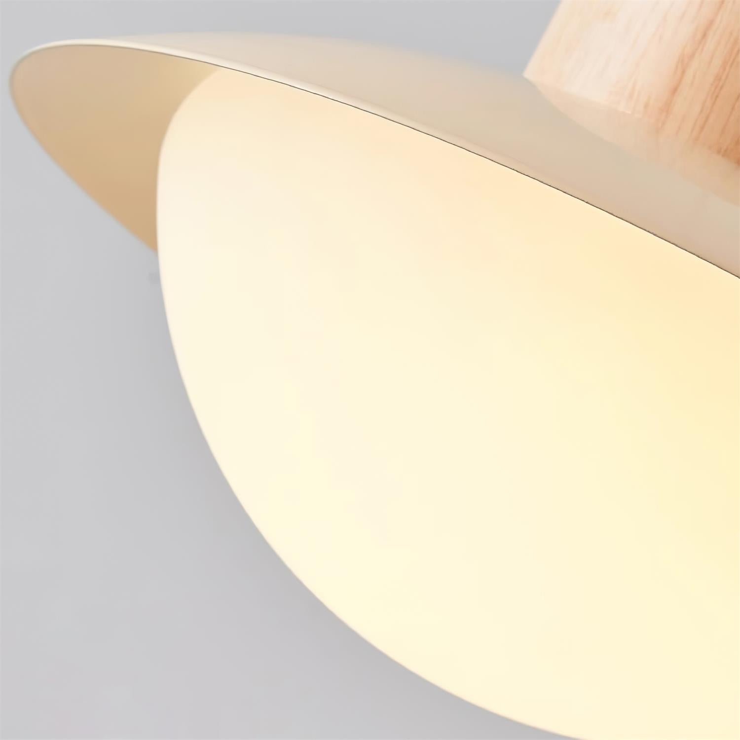Modern 3-Head LED Pendant Light – Metal, Wood & PE Design
