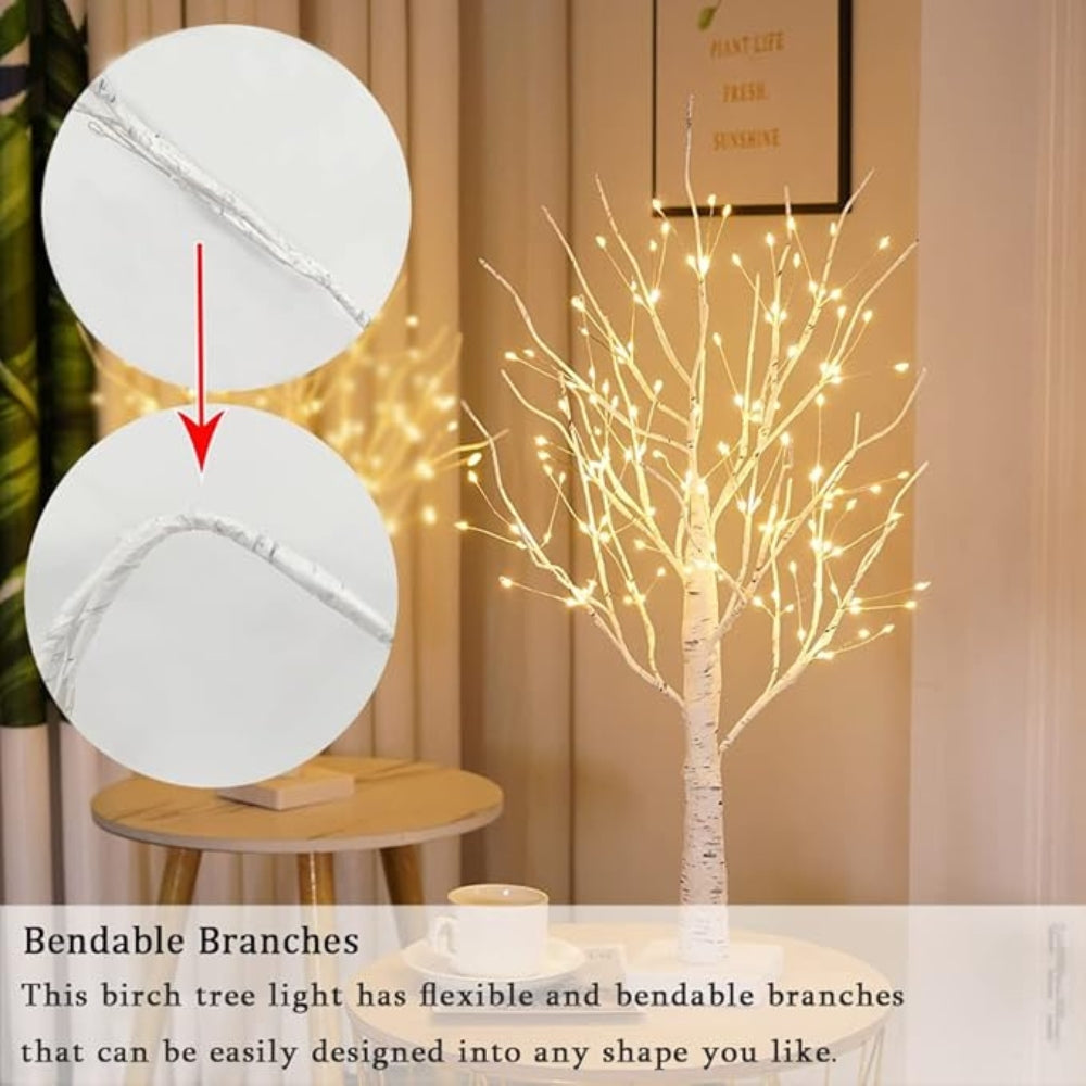 Birch Tree Light Decor – LED Christmas Lighting