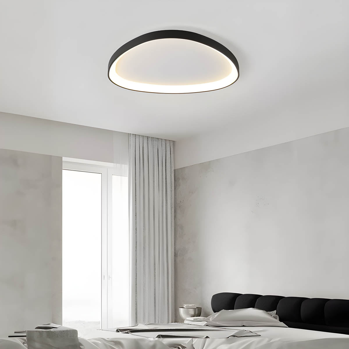Neutral Tau Flush Mount Ceiling Light