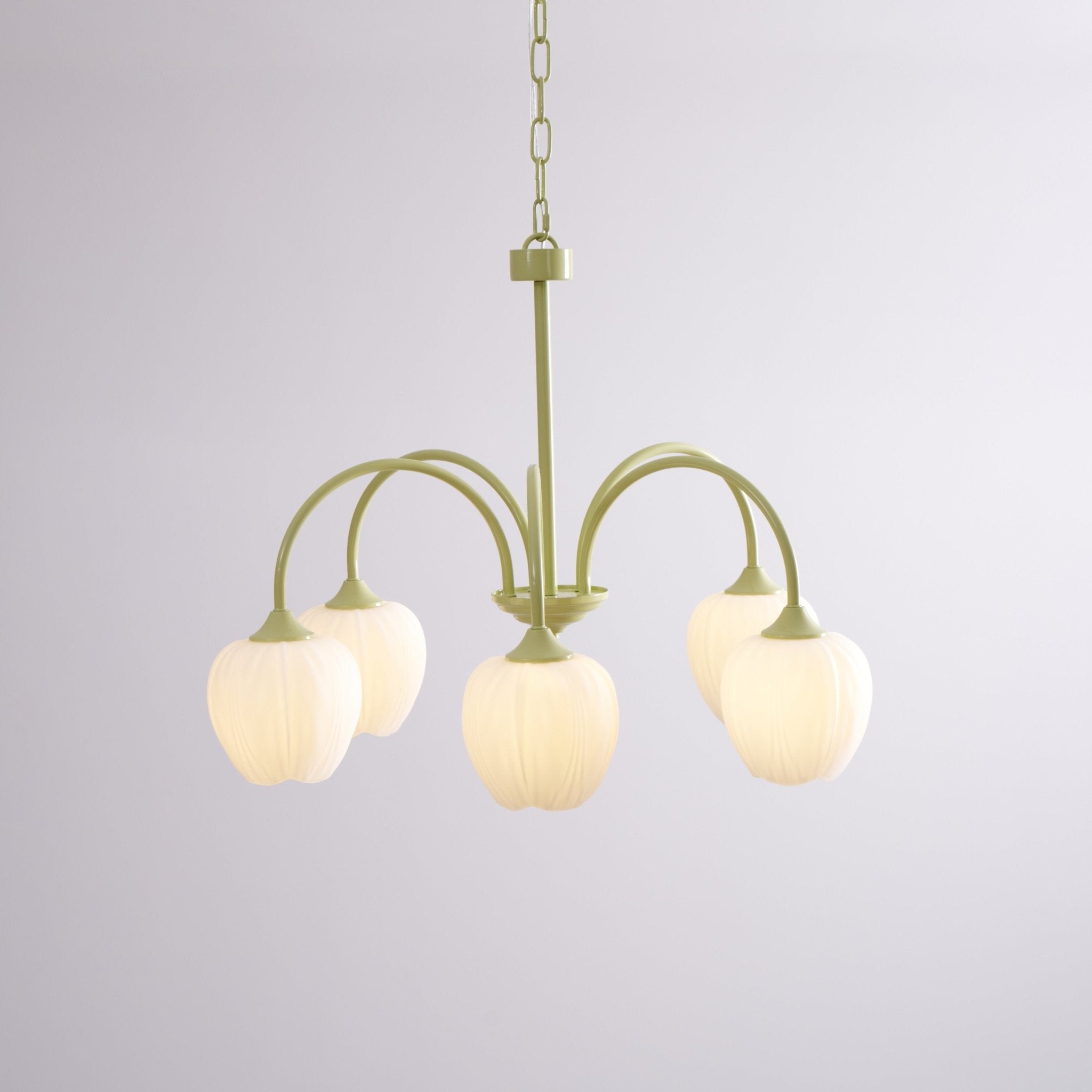 Tulip Matcha Pendant Chandelier – Stylish Lounge Hanging Light