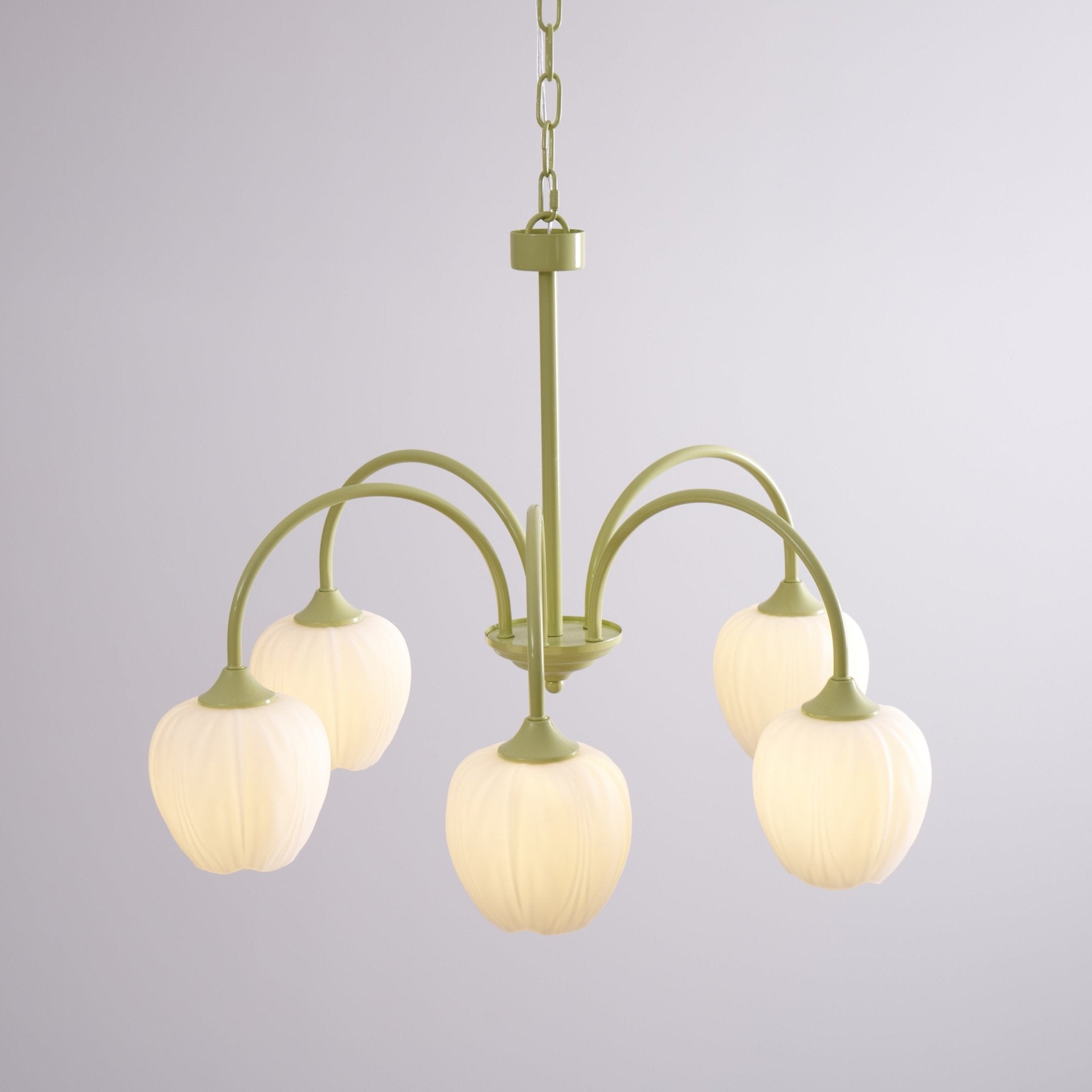Tulip Matcha Pendant Chandelier – Stylish Lounge Hanging Light