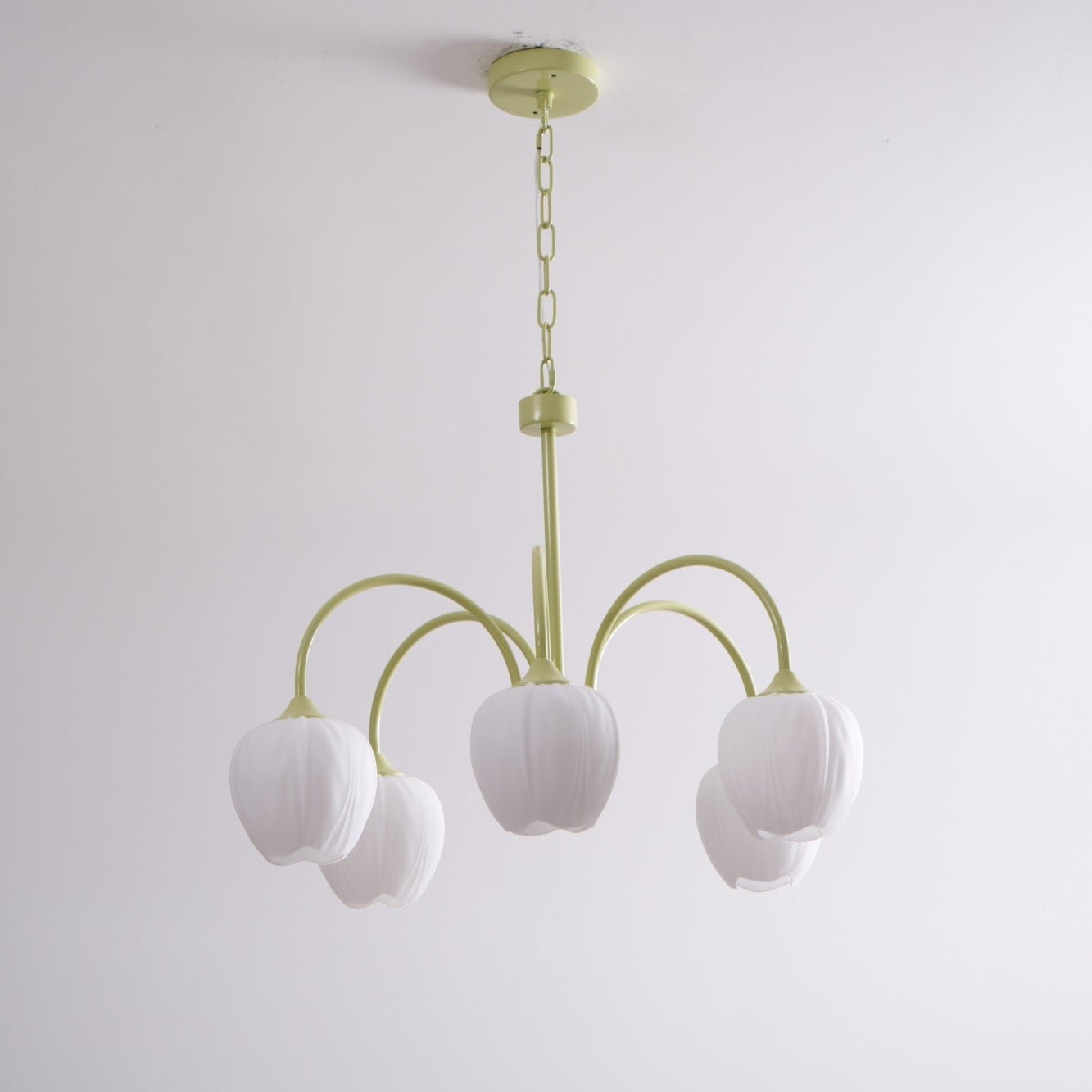 Tulip Matcha Pendant Chandelier – Stylish Lounge Hanging Light