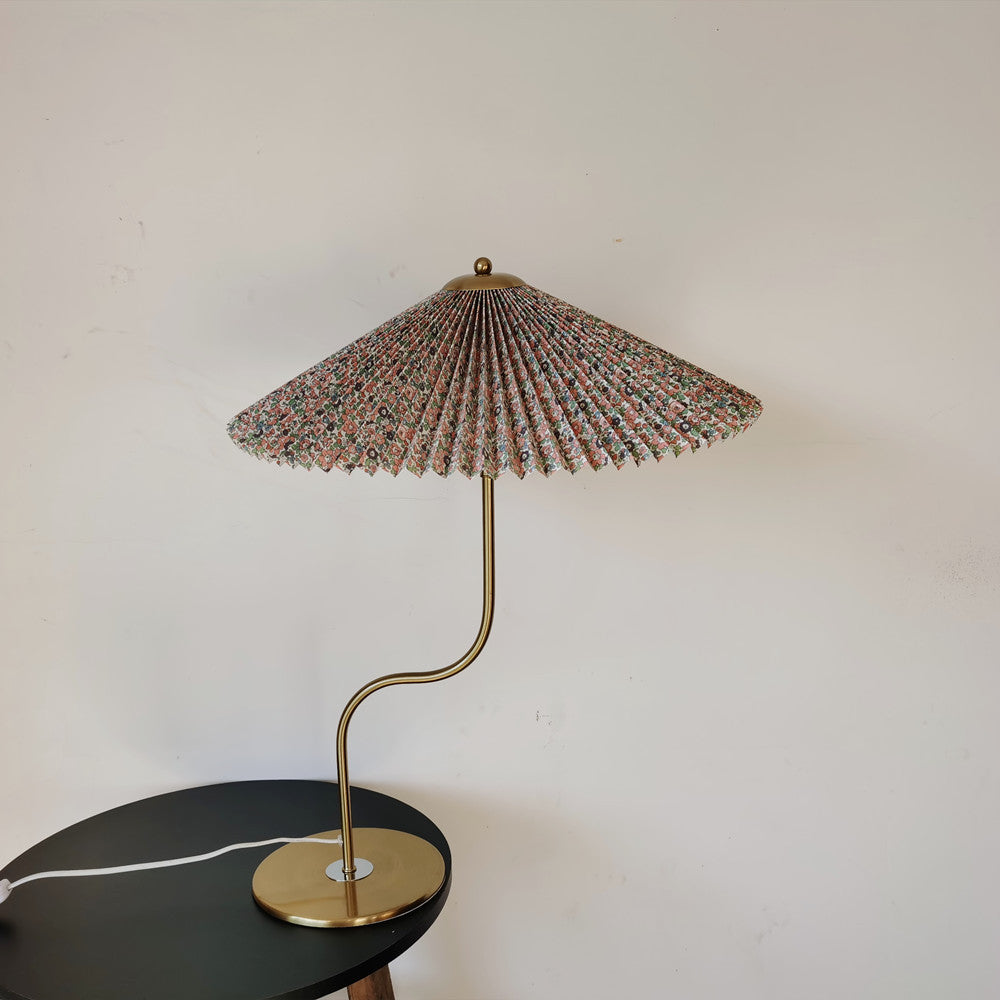 Umbrella-Shaped Table Lamp with Modern Charm