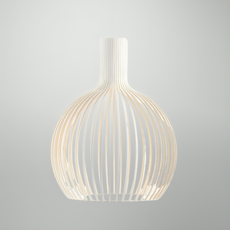 Organic Bamboo Pendant Light for Modern Interiors